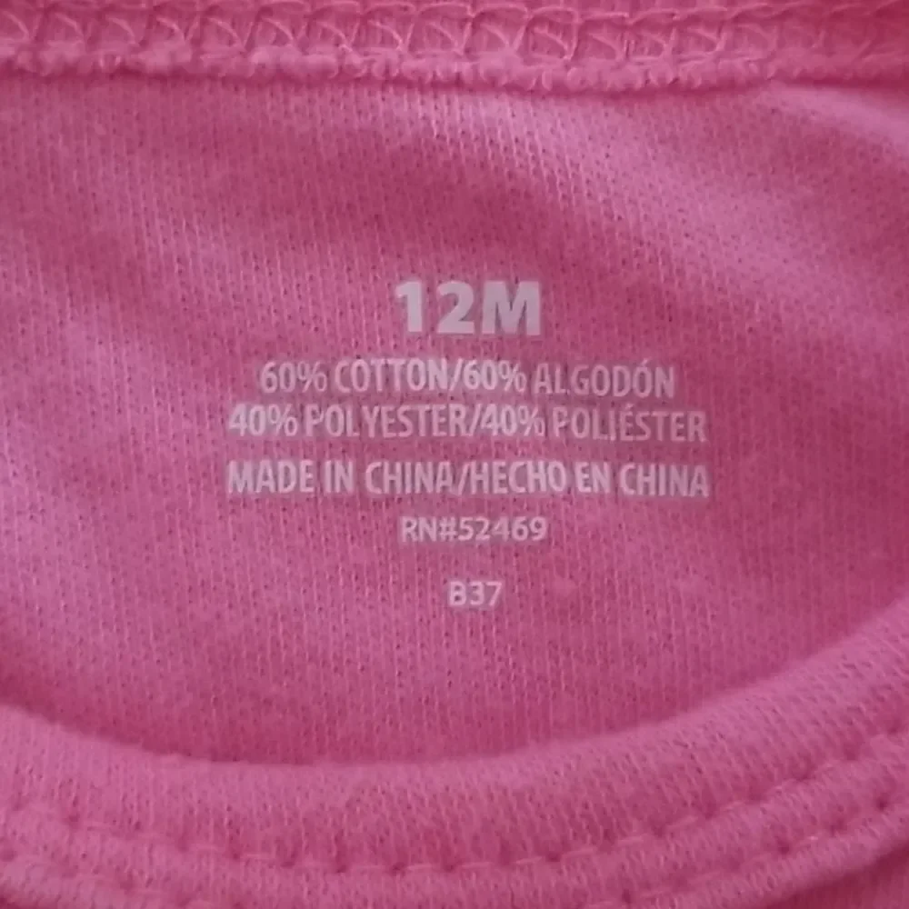 3 for $10! Glamorous Like Grandma Pink Bodysuit Size 12 months